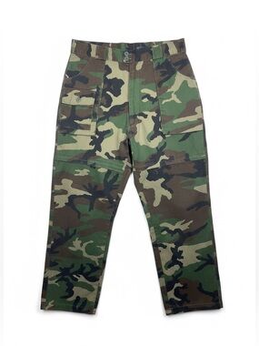 Y2K Vintage Misty Mountain Convertible Camo Cargo Pants Shorts Men's XL Utility